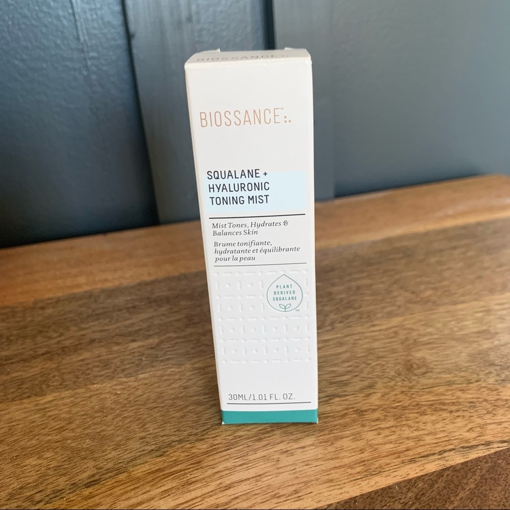 Biossance Squalane and hyaluronic toning mist